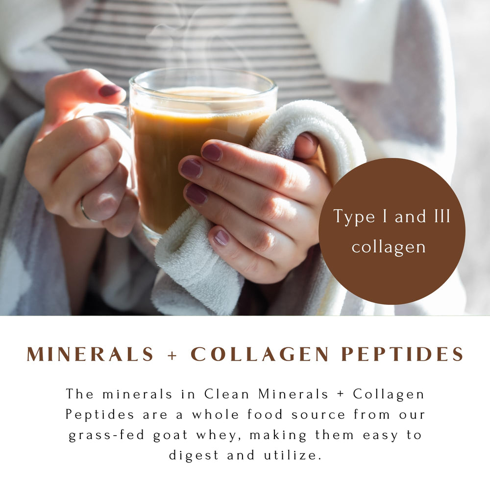 Goat milk whey mineral blend packaging and ingredients