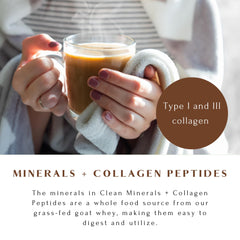 Goat milk whey mineral blend packaging and ingredients