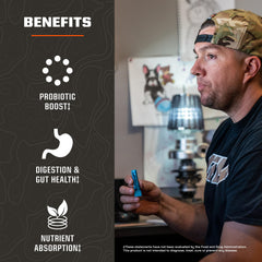 Sugar-free and gluten-free probiotic formula