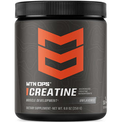 MTN OPS Creatine Monohydrate 50-serving tub front view