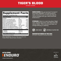 MTN OPS Enduro beet root powder closeup highlights natural color and flavor notes