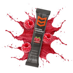 MTN OPS Enduro Raspberry ingredient panel blur hints at absorption-focused formulation.