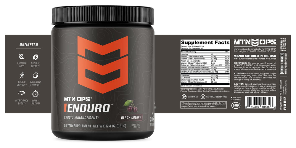 MTN OPS Enduro serving scoop ready for your next training session.