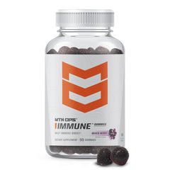 MTN OPS Immune Gummies bottle with elderberry and aronia berry – front view