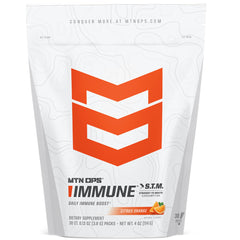 MTN OPS Immune STM Citrus powder drink mix sachet packaging
