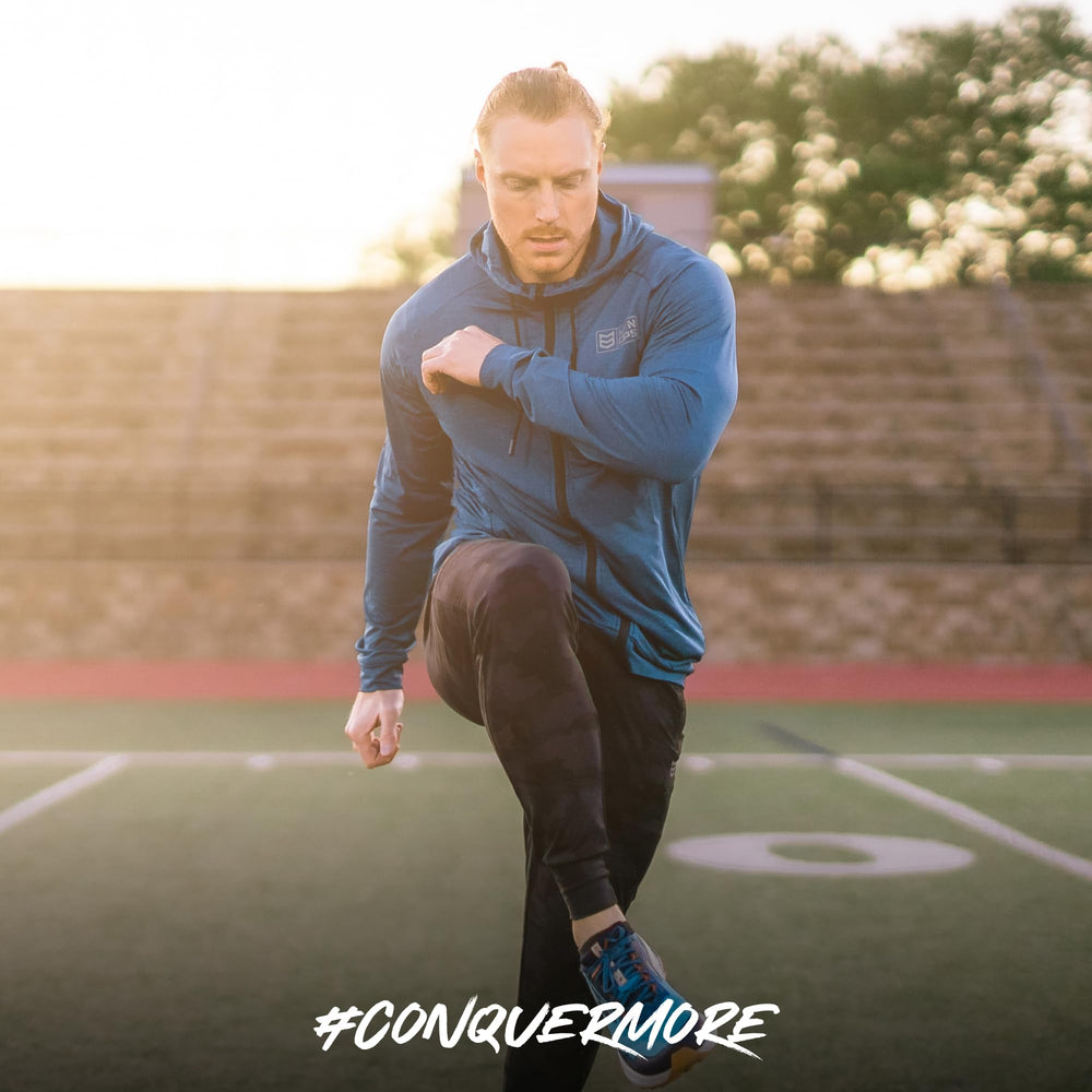 Lifestyle shot of MTN OPS Immune STM being incorporated into daily routine