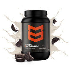 MTN OPS Magnum scoop in shaker with cookies and cream shake