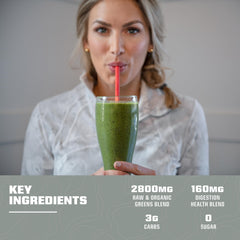 USA-made MTN OPS organic Super Greens Strawberry packaging