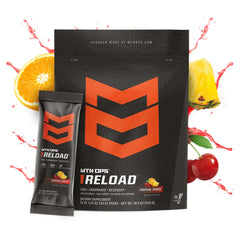 Athlete mixing MTN OPS Reload for energy and endurance