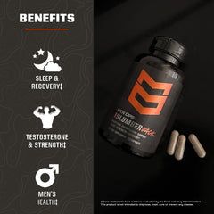 MTN OPS Slumber Jack with glass of water ready for a nighttime routine.