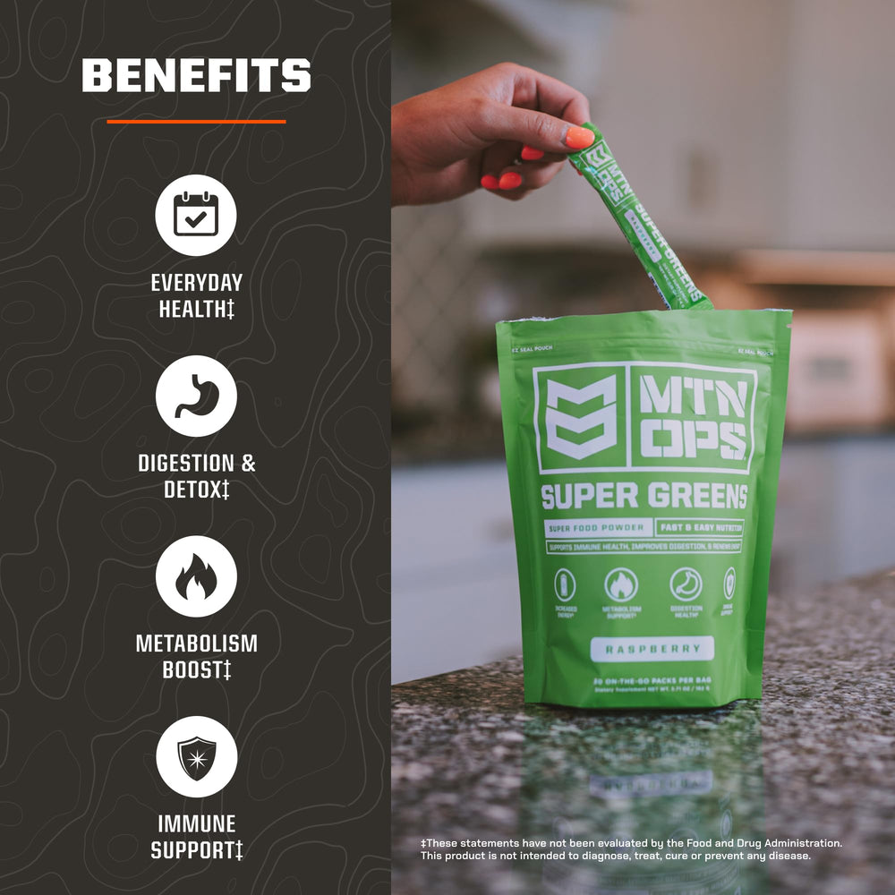 Organic gluten-free greens blend for digestive health
