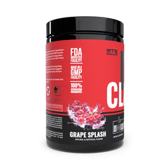 Nutritional facts label of Clash Pre-Workout