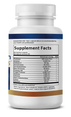 Close-up of enzyme capsules dissolving gut biofilm