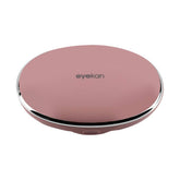 Pink MUDOR Exquisite contact lens case – front view with mirror