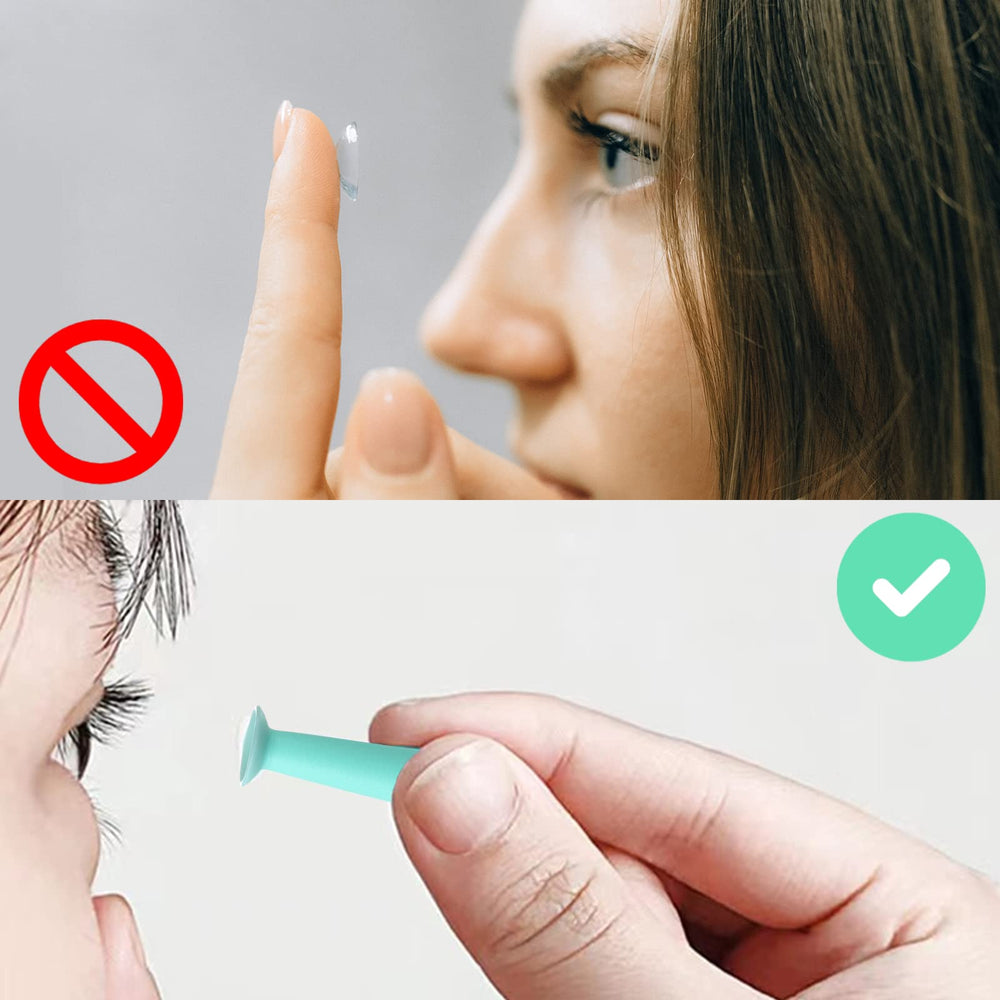 12-piece MUDOR contact lens removers displayed together