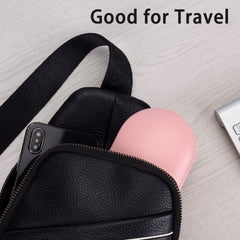 Durable pink leather-style outer with soft inner lining