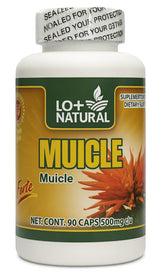 Muicle Capsules Forte bottle indicating 90 count and 1000 mg per serving