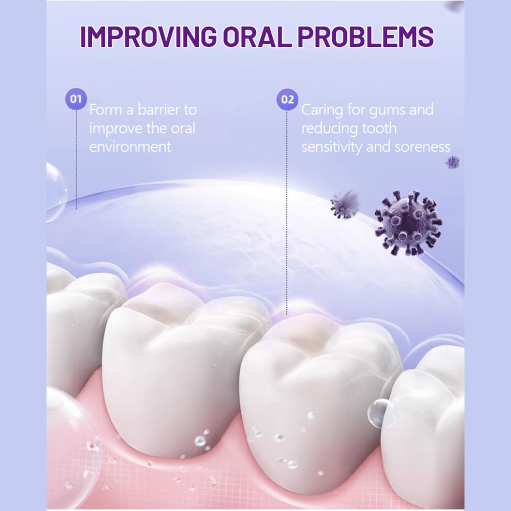 Toothbrush with a pea-sized amount of Mulberry Herbal Toothpaste