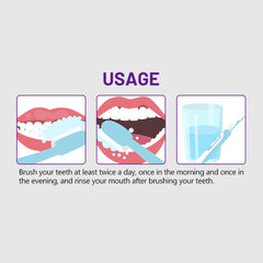 Enamel-friendly fluoride-free toothpaste concept with natural branding