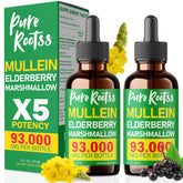 5-in-1 Mullein Chlorophyll Drops 2 oz bottle