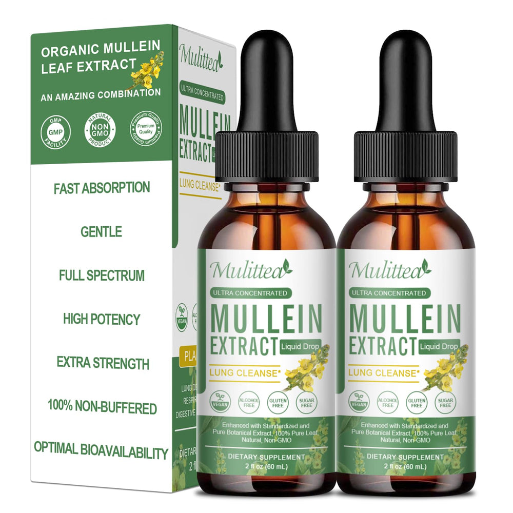 Two-pack Mullein Drops 4oz bottle – hero image