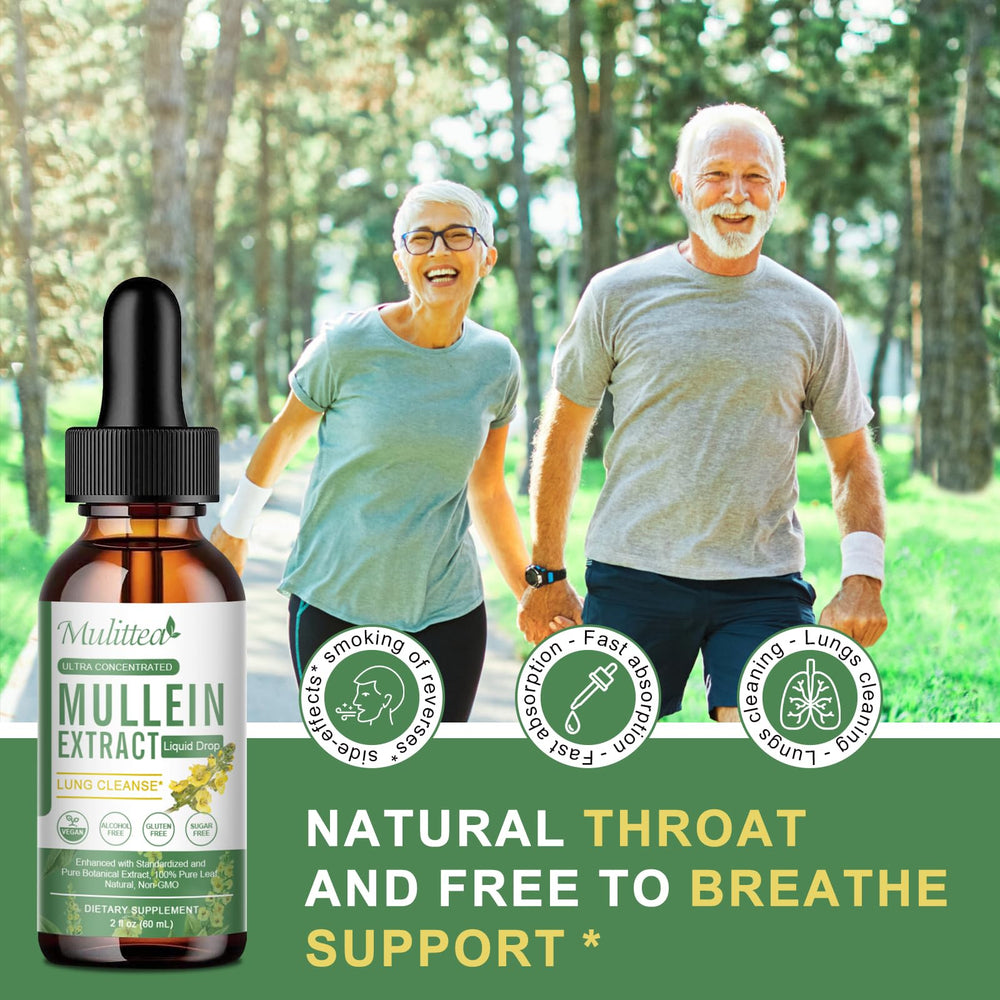 Dropper dispensing Mullein Drops liquid