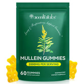 Bottle of Mullein Gummies for Lung Cleanse with 60 chews