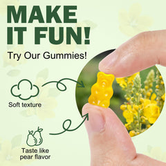 Label highlighting 2000mg Mullein Leaf Extract per serving