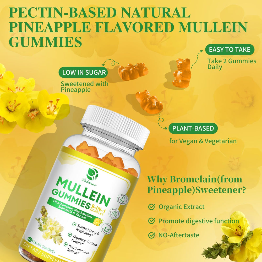 Vegan Mullein Gummies formula and ingredients