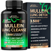 Bottle of Mullein Leaf Extract Lung Detox