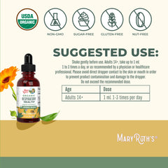 Mullein leaf used in respiratory health drops