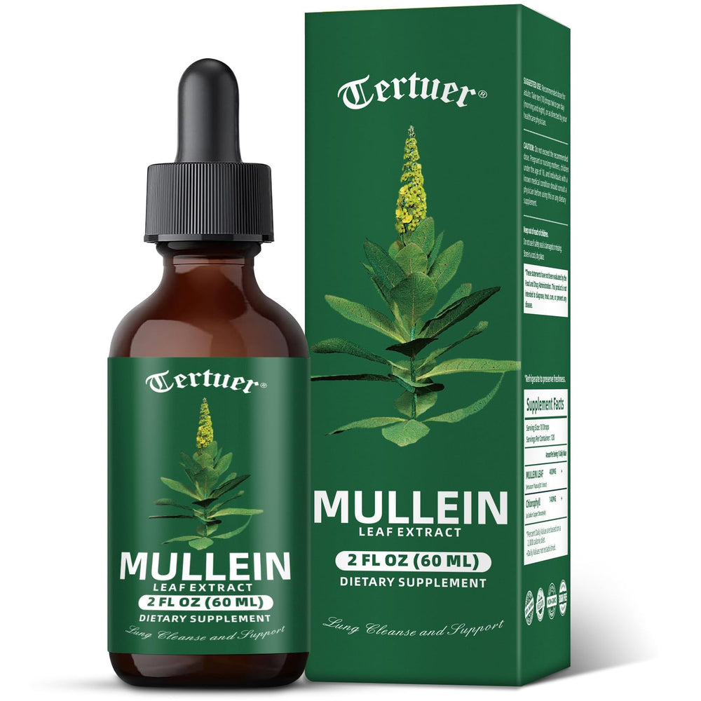 Front view of Mullein Tincture 2 oz bottle