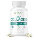 Front view of Multi Collagen 180 Capsules bottle