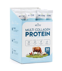 Front view of multi collagen protein packets