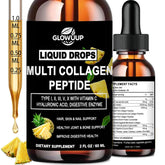 Bottle of Multi Collagen Peptides Liquid Drops