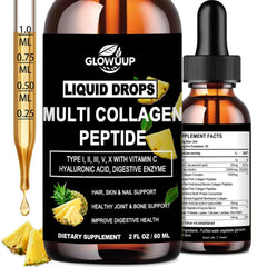 Bottle of Multi Collagen Peptides Liquid Drops