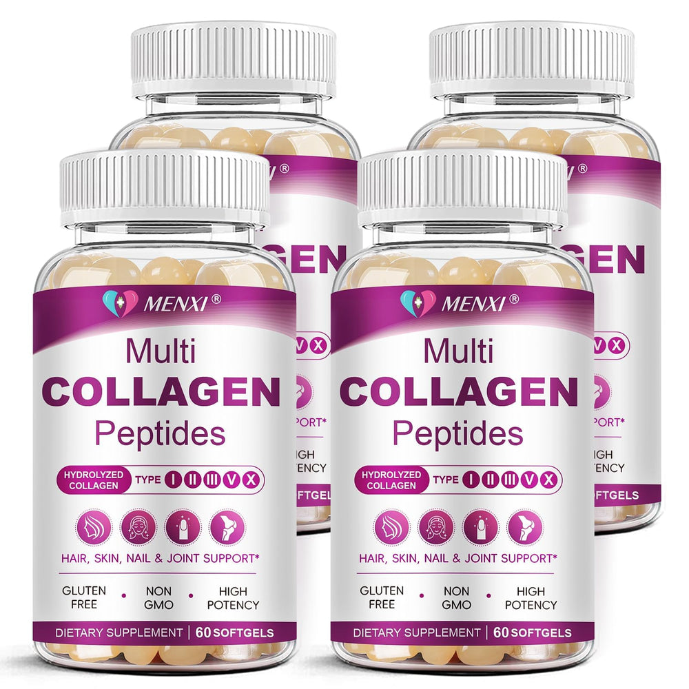 Front label of Multi Collagen Peptides Softgels bottle.