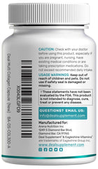 Supplements bottle with 300 capsules and packaging