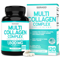 Bottle of Multi Collagen Pills – 120 capsules