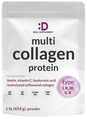 Multi Collagen Protein Powder 1lb, unflavored