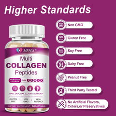 Non-GMO and third-party tested seal on bottle