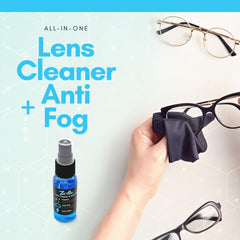 Versatile cleaner suitable for glasses, masks, screens and more