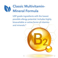 Illustration showing bioavailable active forms in Multi-Vi-Min