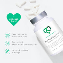 Label indicating 10 Billion CFU per serving