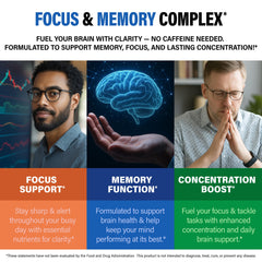 Focus and memory complex highlighted on label