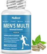 Front label of Multivitamin for Men bottle with 60 vegan capsules