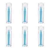MUQING 6-pack hard scleral lens remover tools with blue silicone suction cup - front view