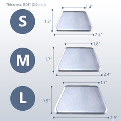 Close-up of MUROCEA nasal splint dorsal pad design