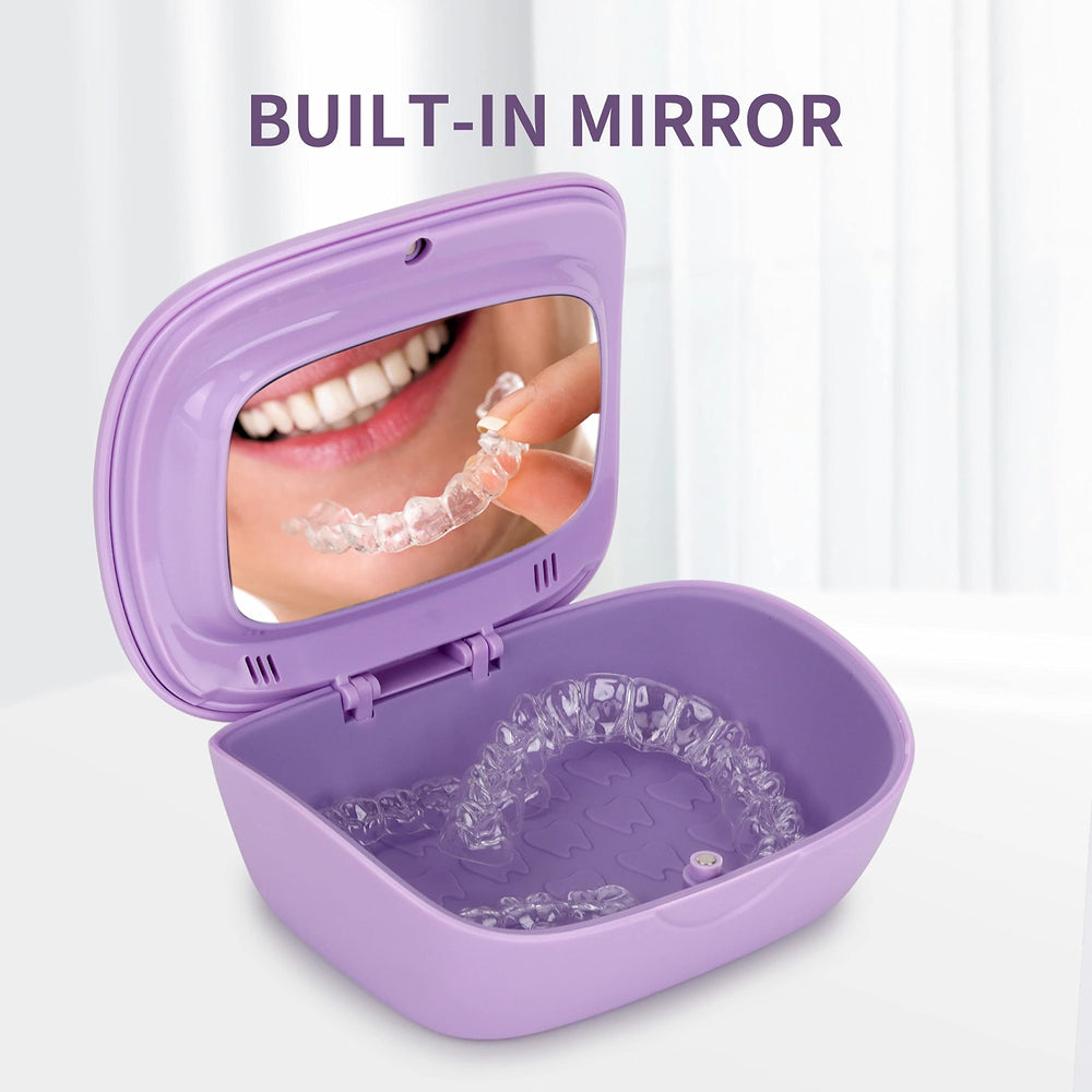 Mouth guard case and storage cup