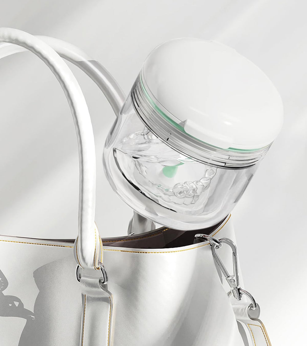 Multi-use denture holder for dentures, mouth guards and night guards
